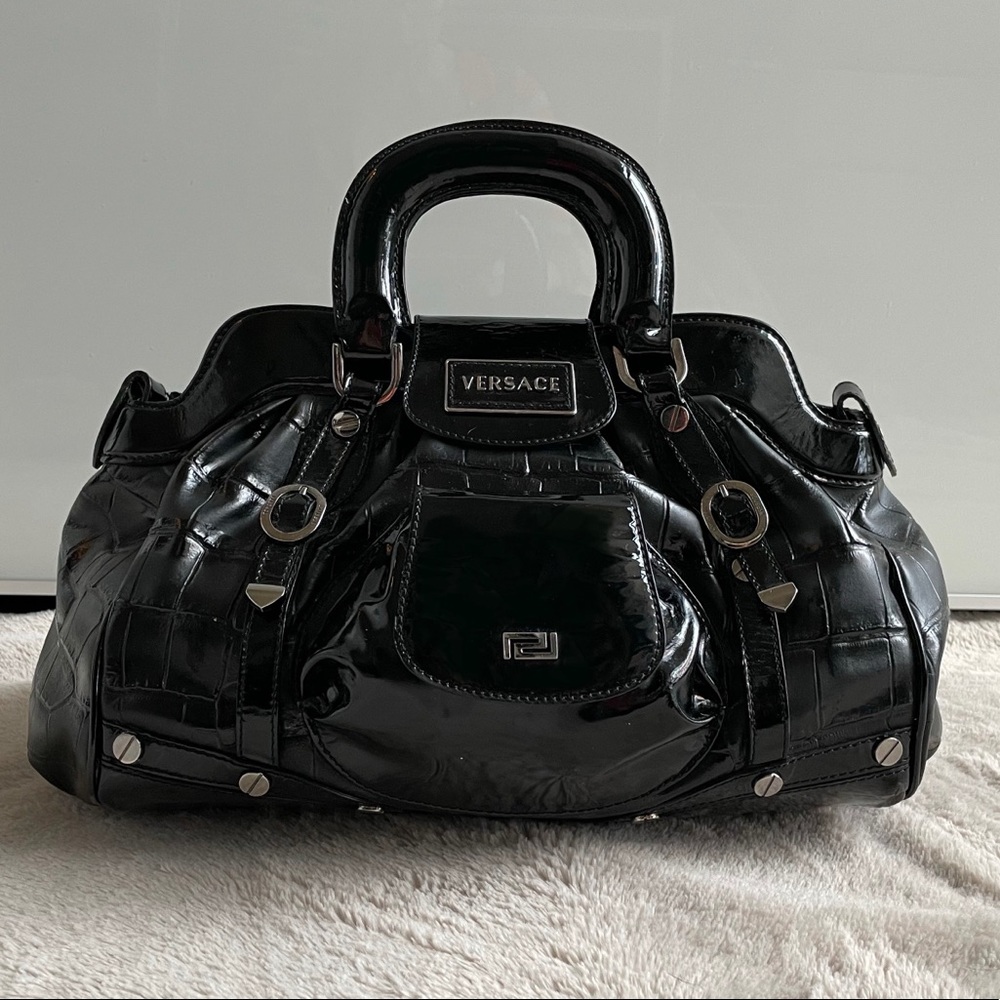 Versace Handbag Purse - Picture 2 of 15